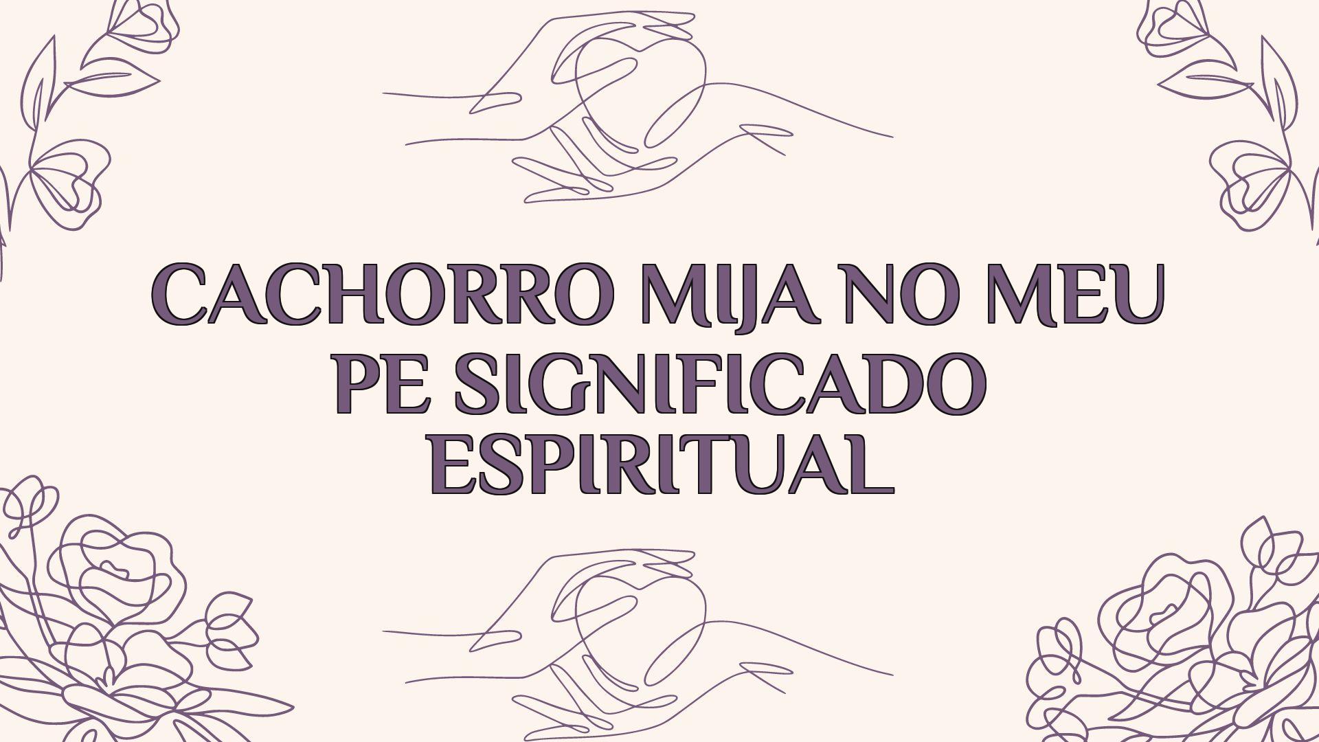 Cachorro Mija No Meu Pé Significado Espiritual