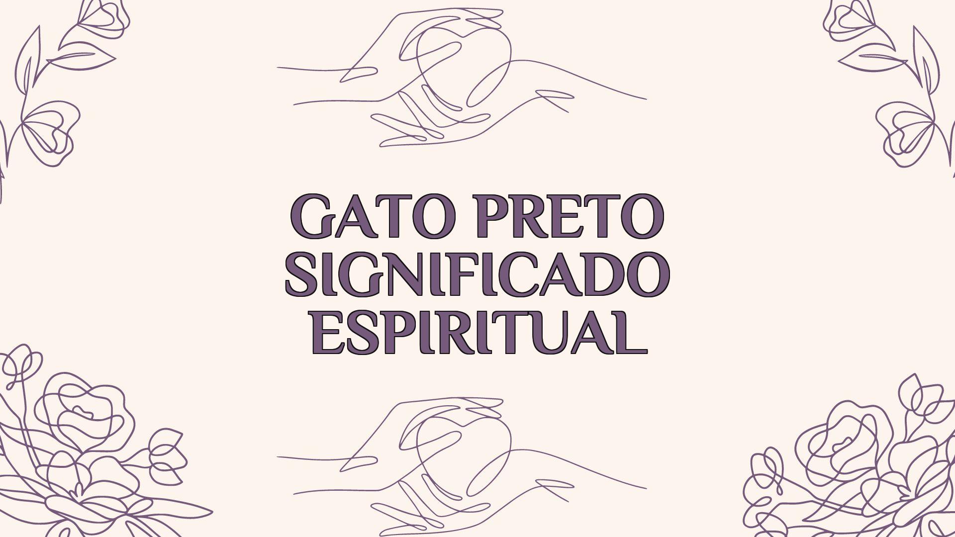 gato preto significado espiritual