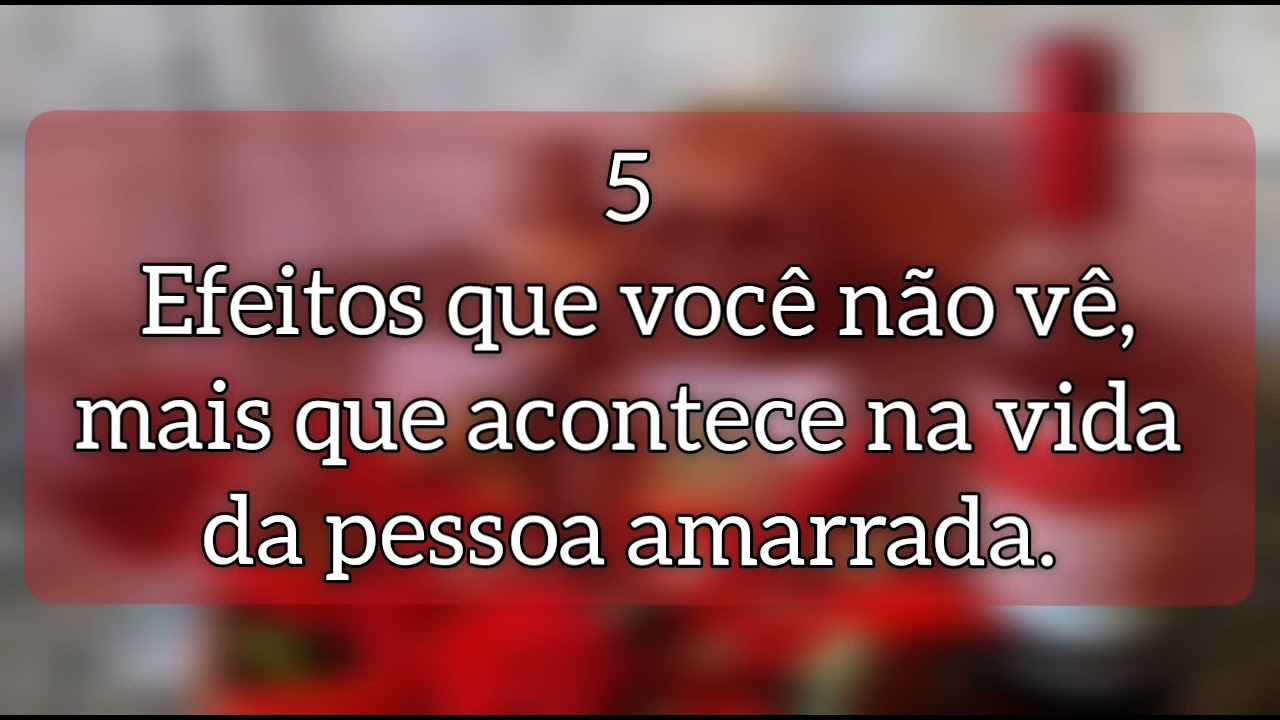 O que Acontece Com Uma Pessoa Vítima De Macumba [ 2023 Resolvido ]