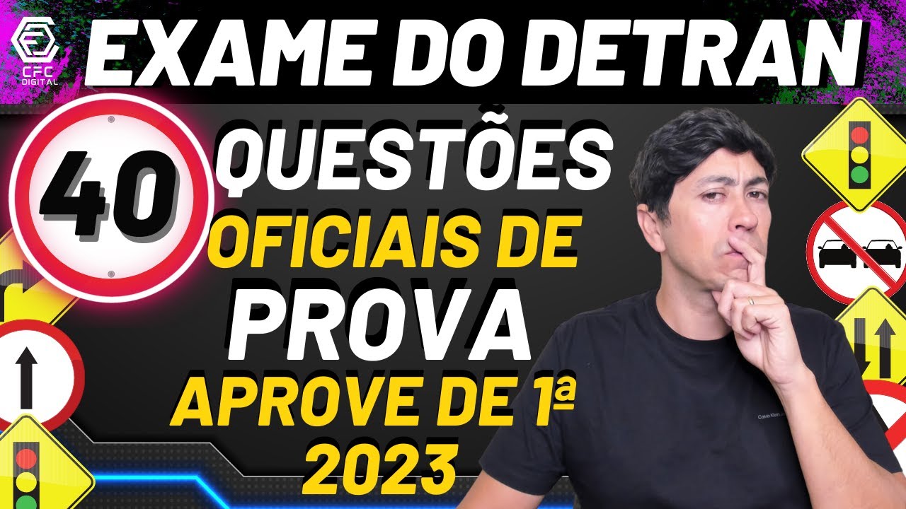 O que Mais Cai Na Prova Do Detran [ 2023 Resolvido ]